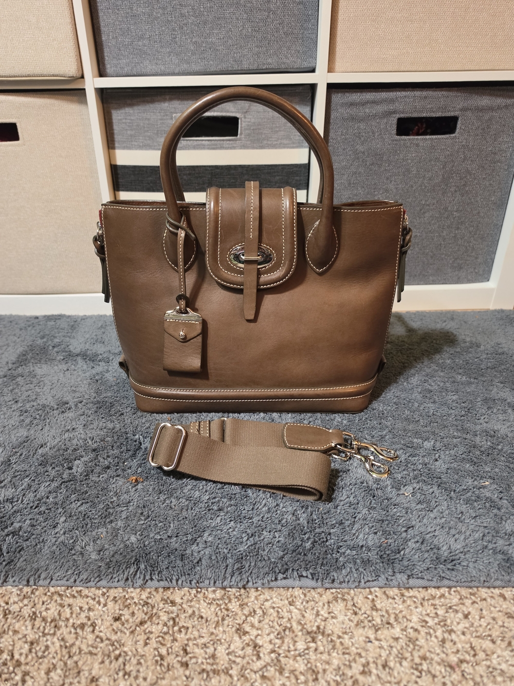 Dooney & Bourke Florentine Toscana Side Zip Satchel